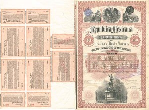 Republica Mexicana 1885 Bond
